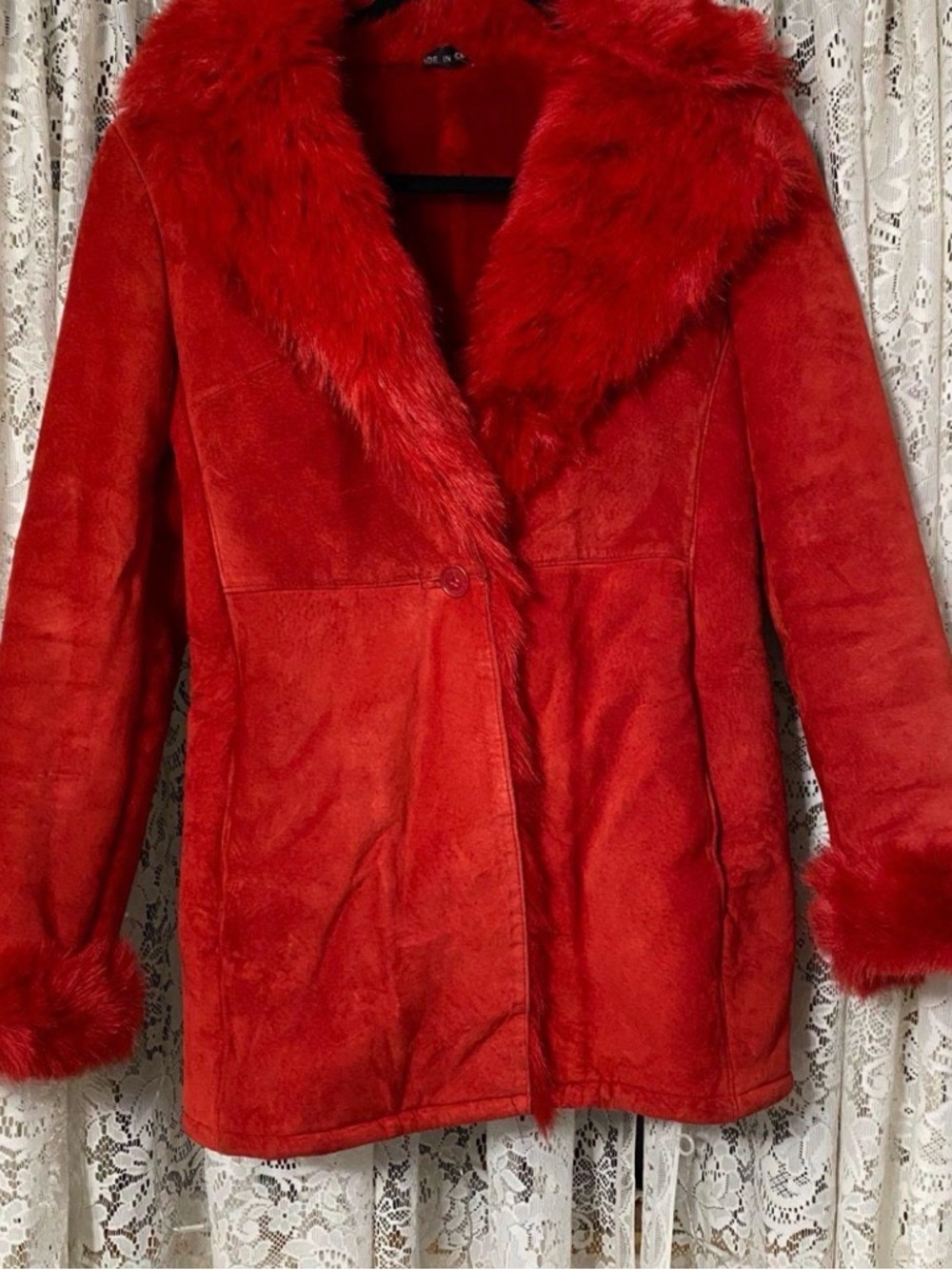 Marvin Richards suede leather jacket